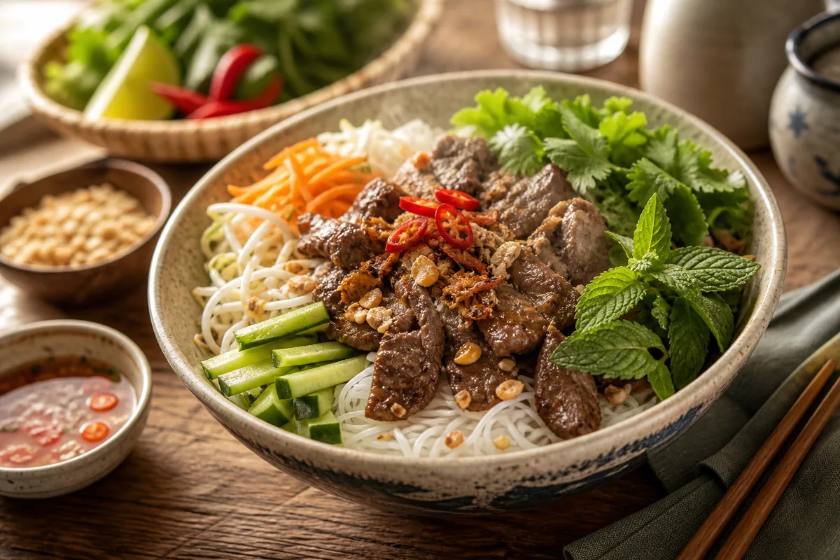 Bo bun : la recette complète du bol vietnamien au bœuf