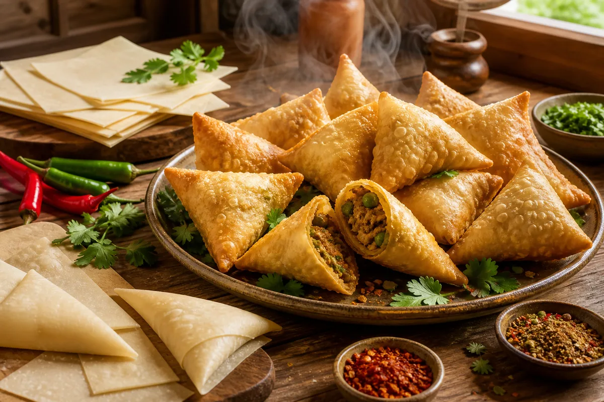 Samoussas : origine, pliage et cuisson réussie