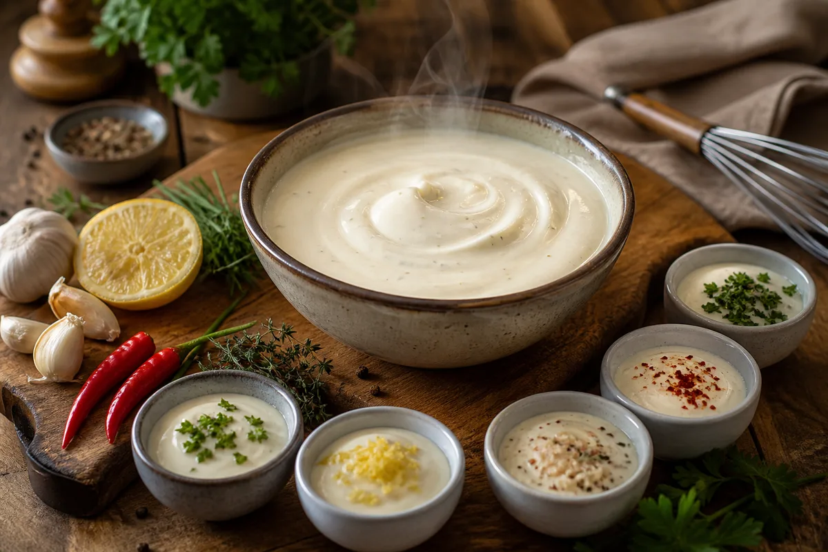 Sauce blanche maison : la recette et ses variantes